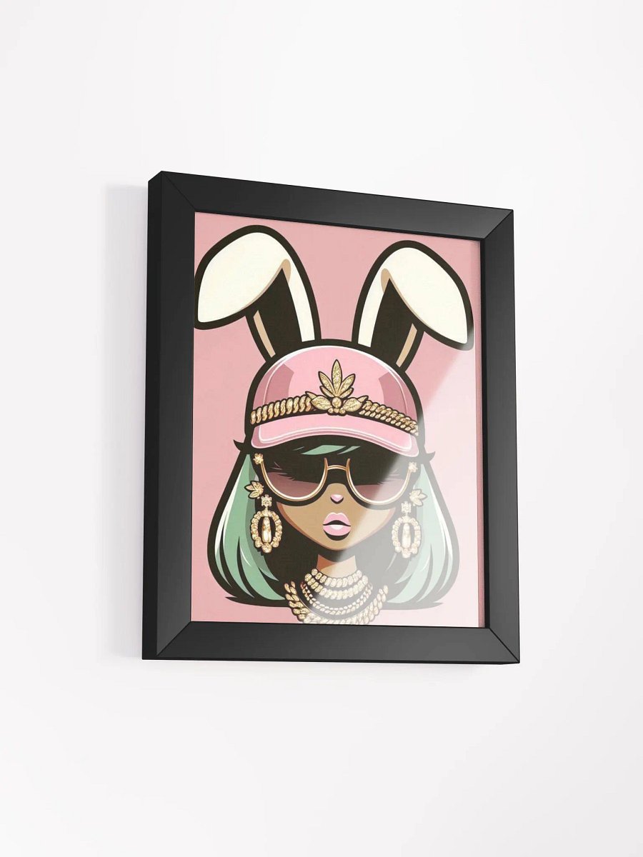 Mint Green Bunny Babe Poster product image (2)