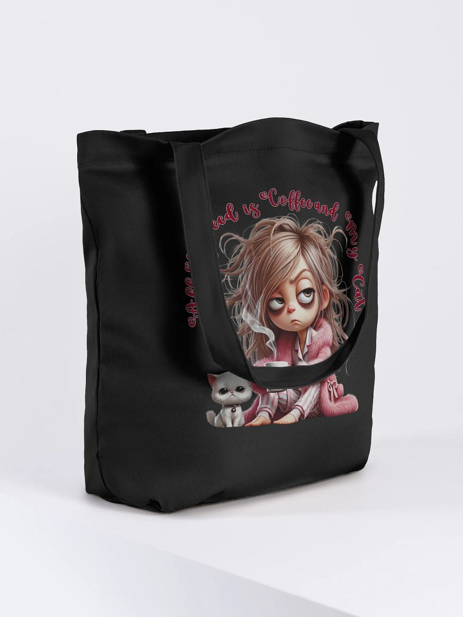 All I Need is Coffee and My Cat Chic Tote Bag product image (1)