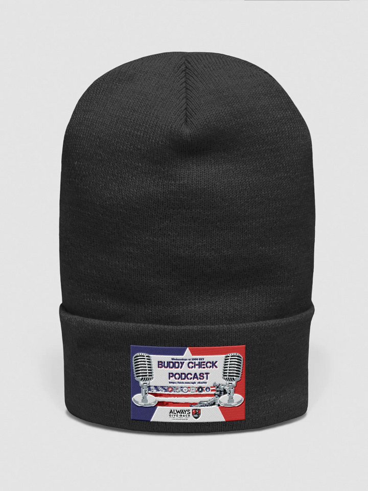 Buddy Check Podcast Cuffed Beanie product image (1)