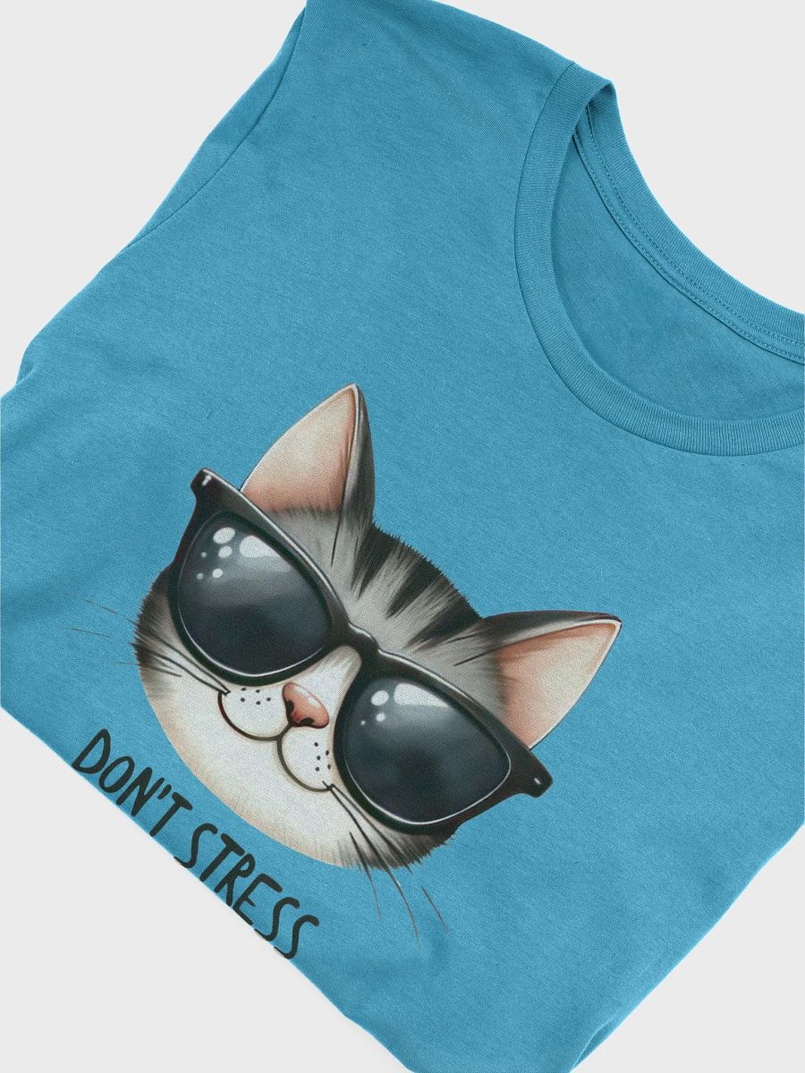 Don't Stress Meowt Cool Cat T-Shirt product image (3)