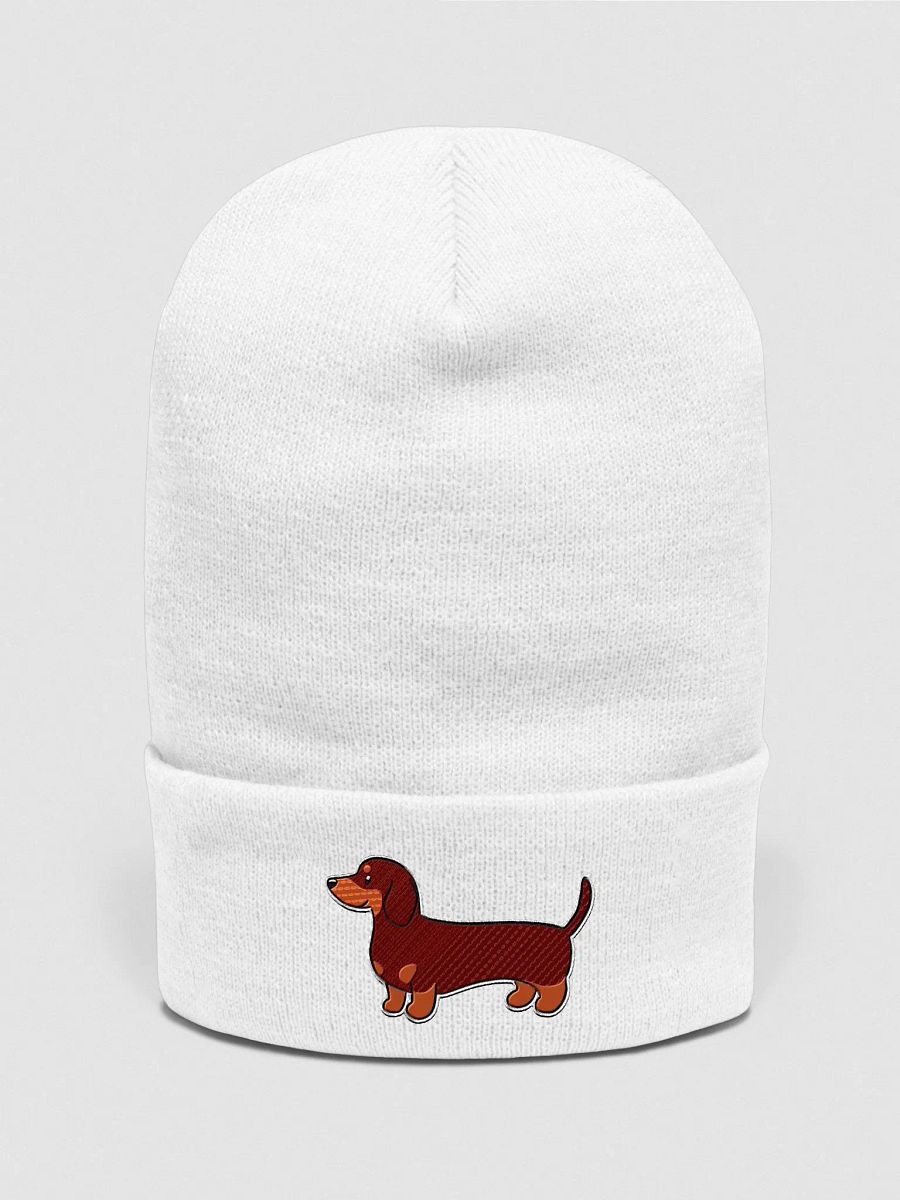 Happy Dachshund Cuffed Beanie product image (21)