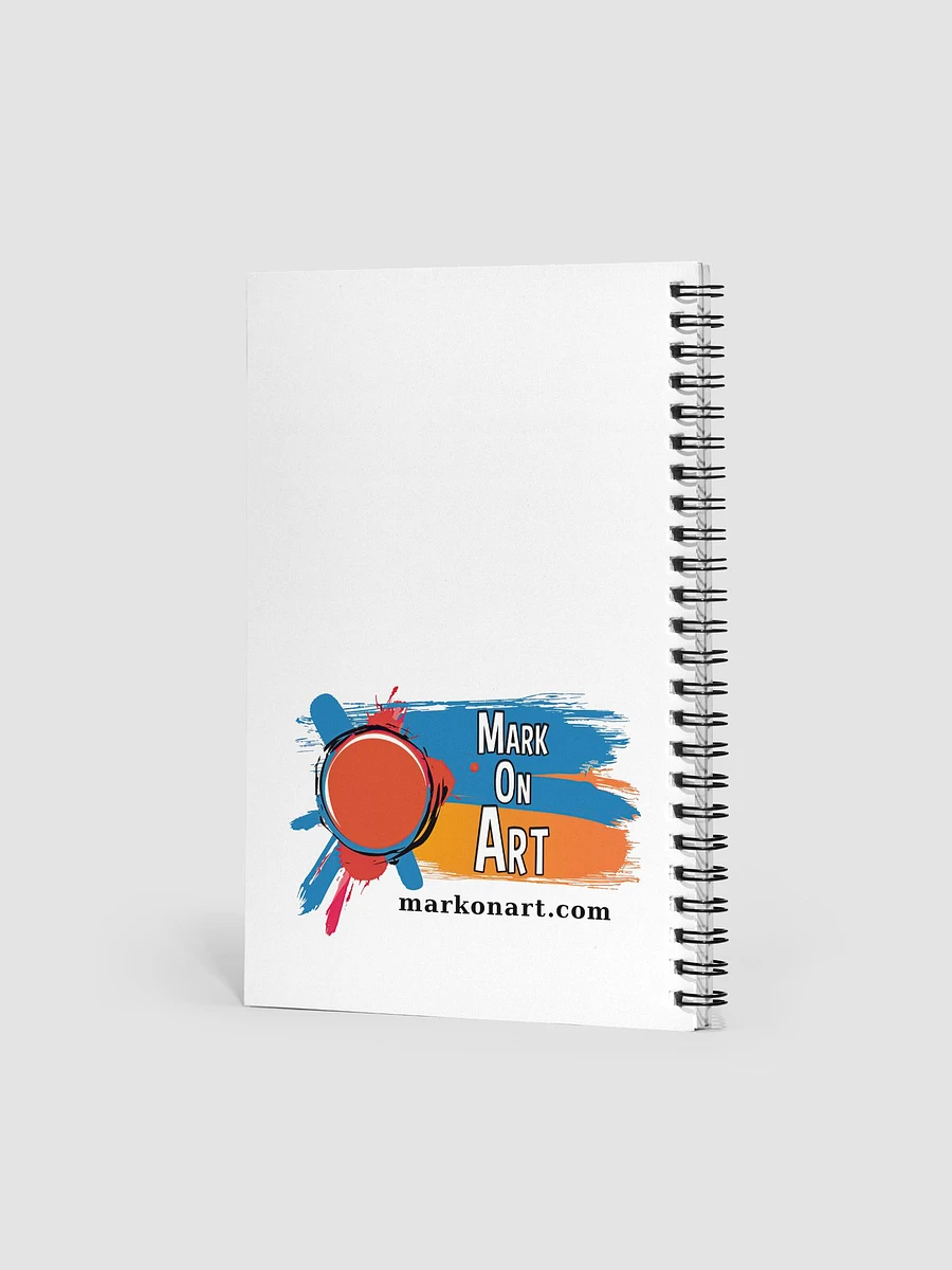 Abstract Colorful Dancer – Male Physique Spiral Notebook product image (2)
