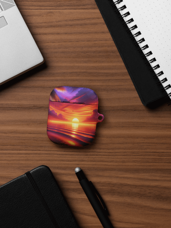 Sunset Serenade AirPods® Case | AI Design sunset product image (1)
