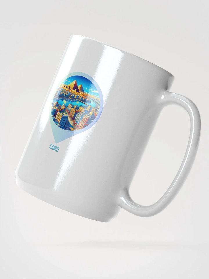 Urban Oasis Mug | AI Design: Future Vision of Cairo product image (2)
