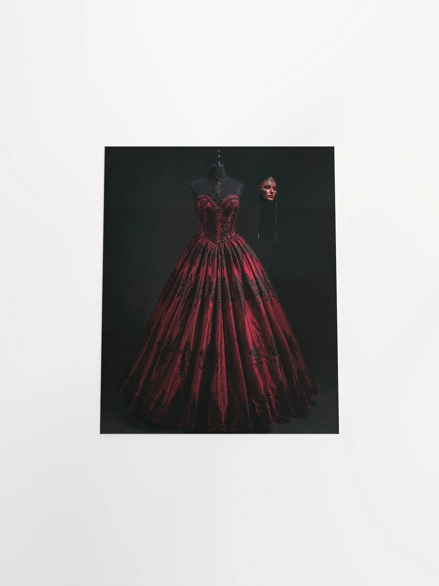 The Crimson Masquerade Matte Poster product image (28)