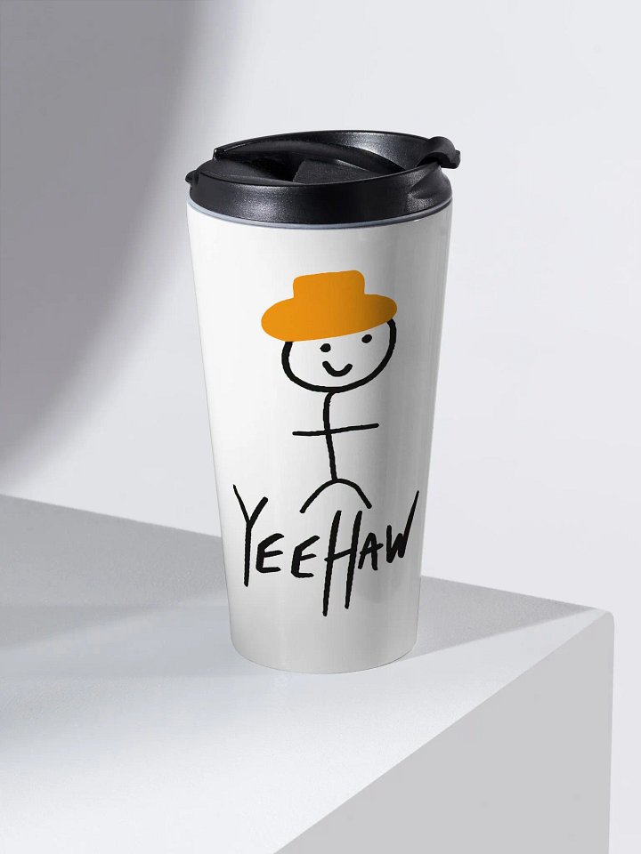 McKaty's StickCowboy Stainless Steel Travel Mug product image (1)