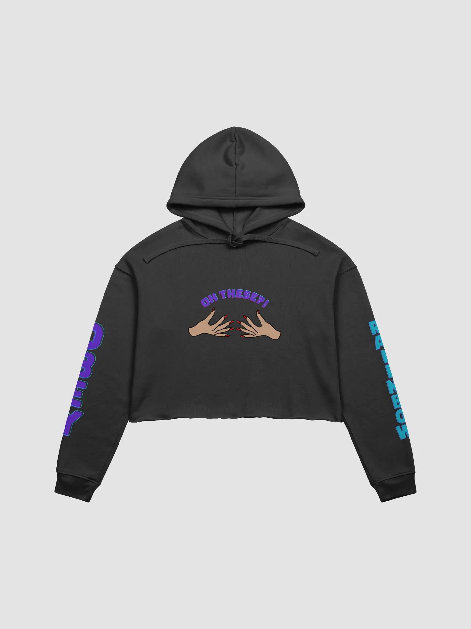 OH THESE?! Crop Hoodie product image (1)