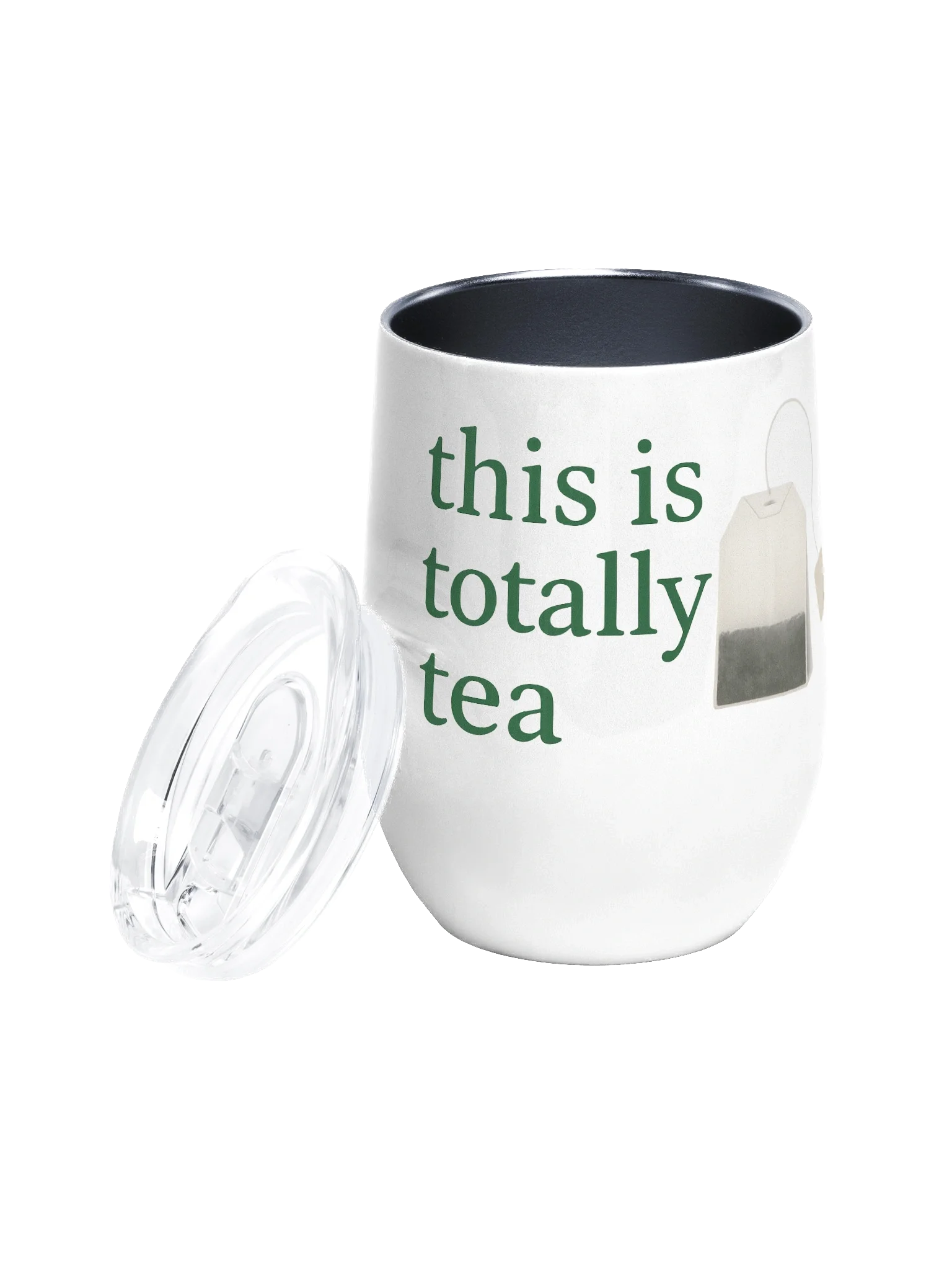 Totally Tea Wine Tumbler product image (1)