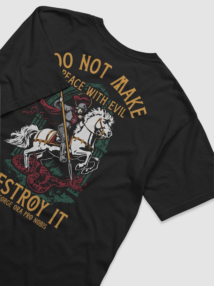St. George Ora Pro Nobis (Front Cross, design back) heavy tee product image (6)