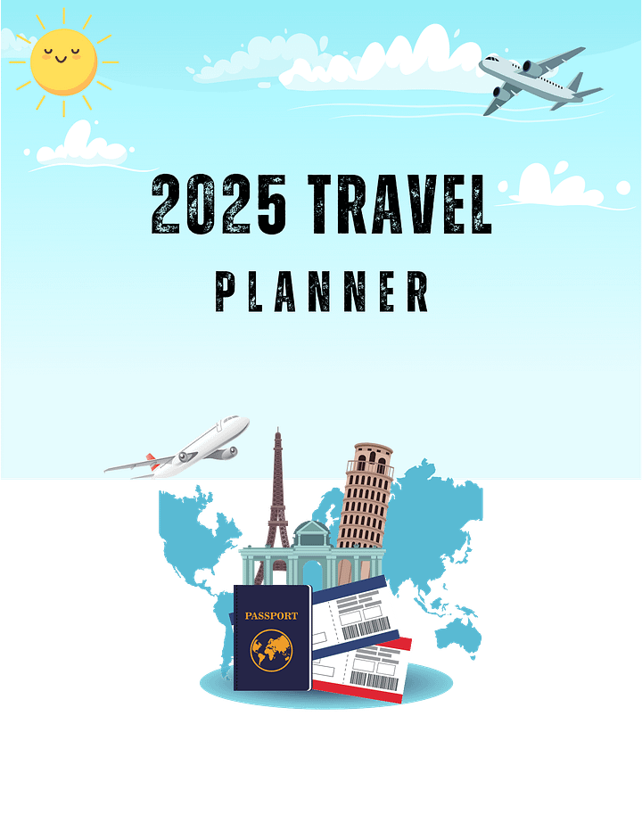 2025 Travel Digital Planner product image (1)