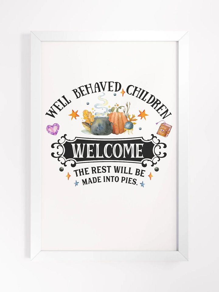 Well Behaved Children Welcome - Witchy, Kitchen Witch, Magic Kitchen Gift product image (2)