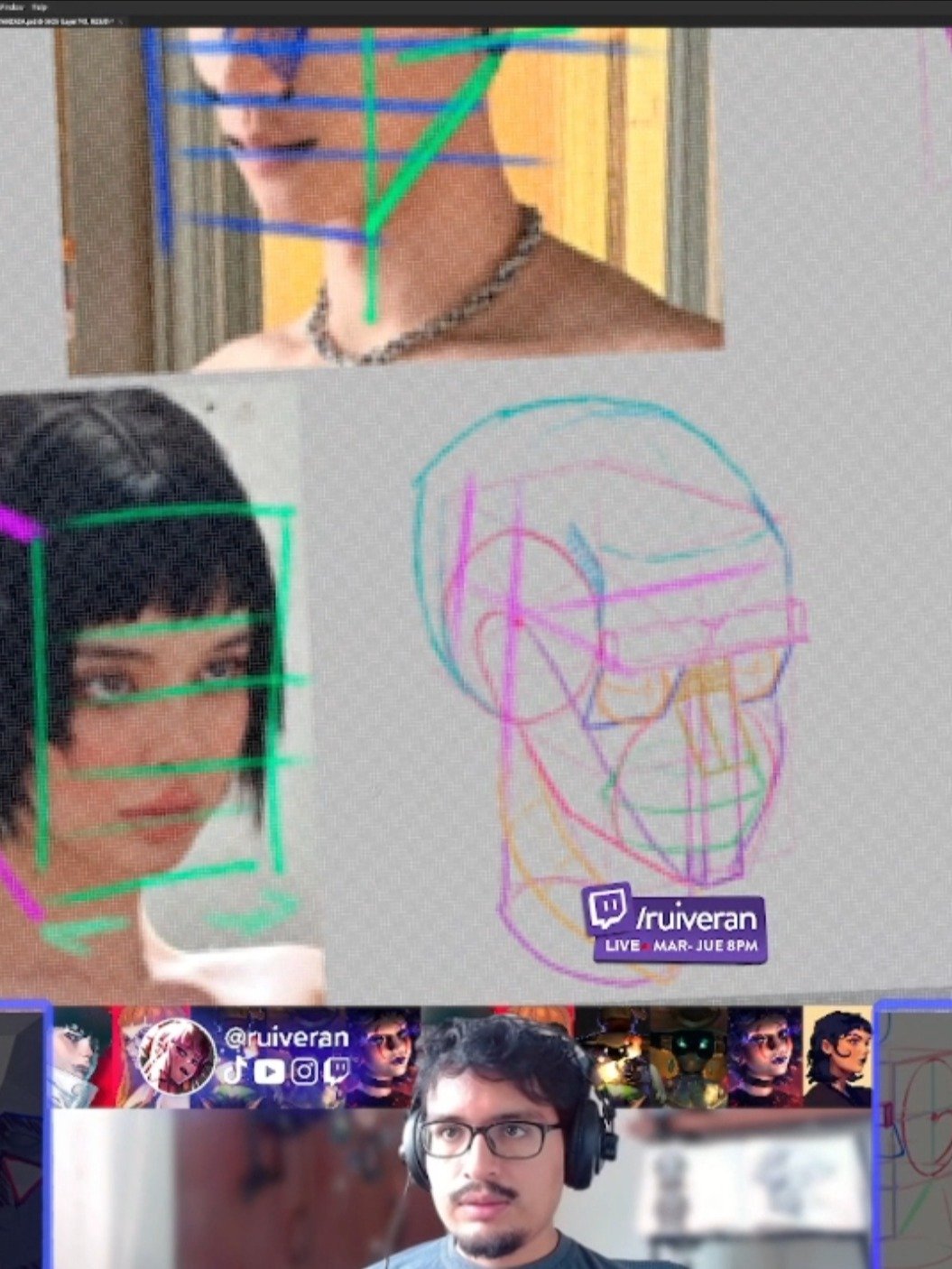 DIBUJA LA CABEZA CÓMO UN EXPERTO ( VIDEOCURSO-16Hrs ) + PDFs + Pinceles 2025 + Rutina de Prácticas product image (2)