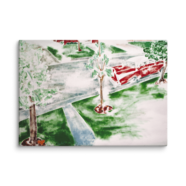 On the Road with No Memory (1985) on canvas product image (1)
