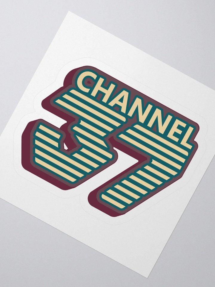 Channel 37 - Retro (Sticker) product image (6)
