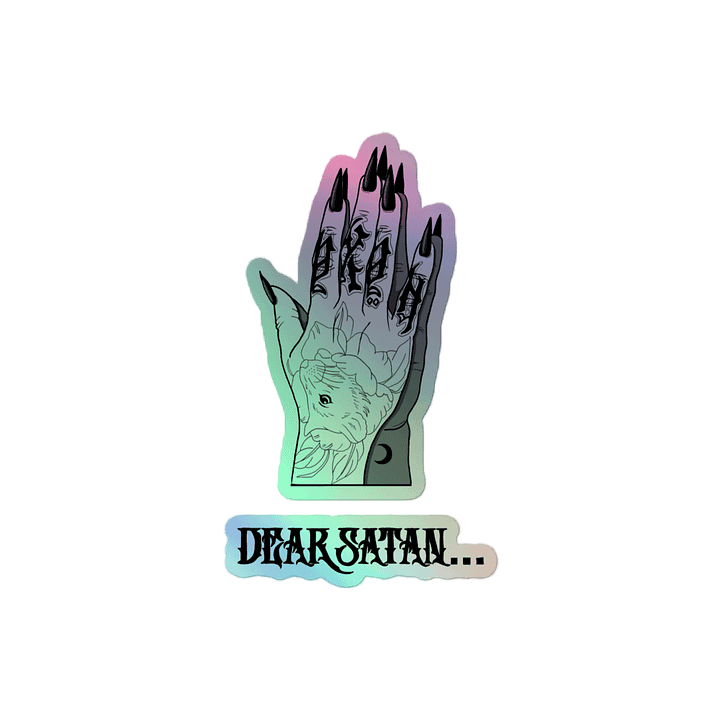 Dear Satan... (sticker) product image (2)