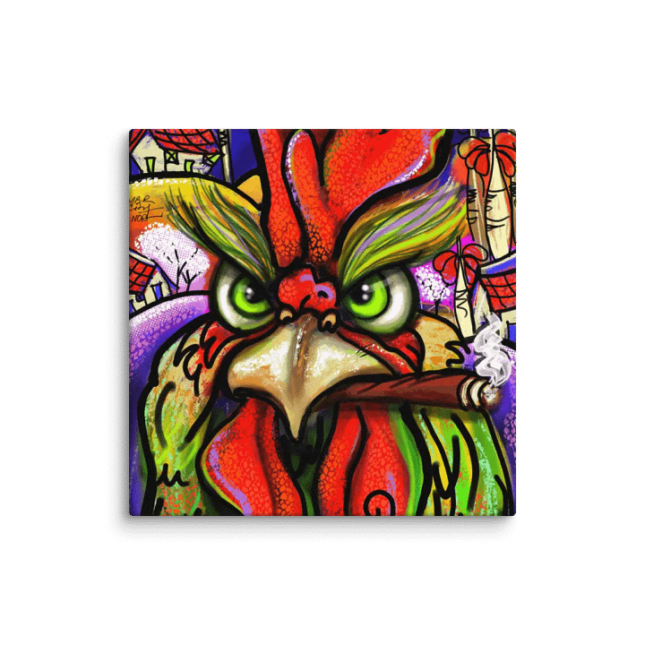 Whimsical Rooster Canvas Art product image (1)