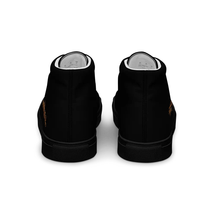 Weak Of Wanting Men's High Top Canvas Fire Logo Shoes product image (2)