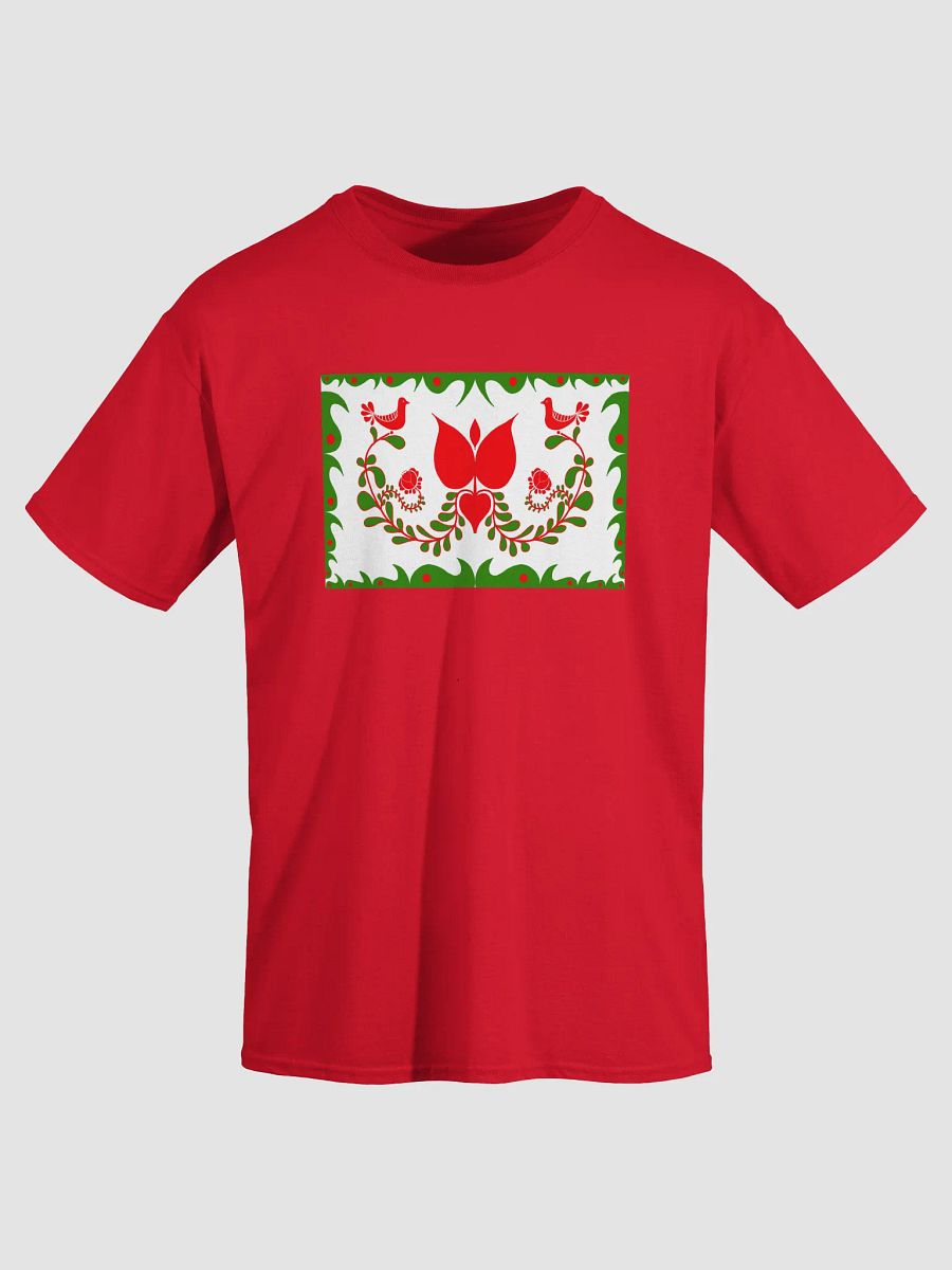 Hungarian Color Folk Art Lovebirds T-Shirt product image (3)