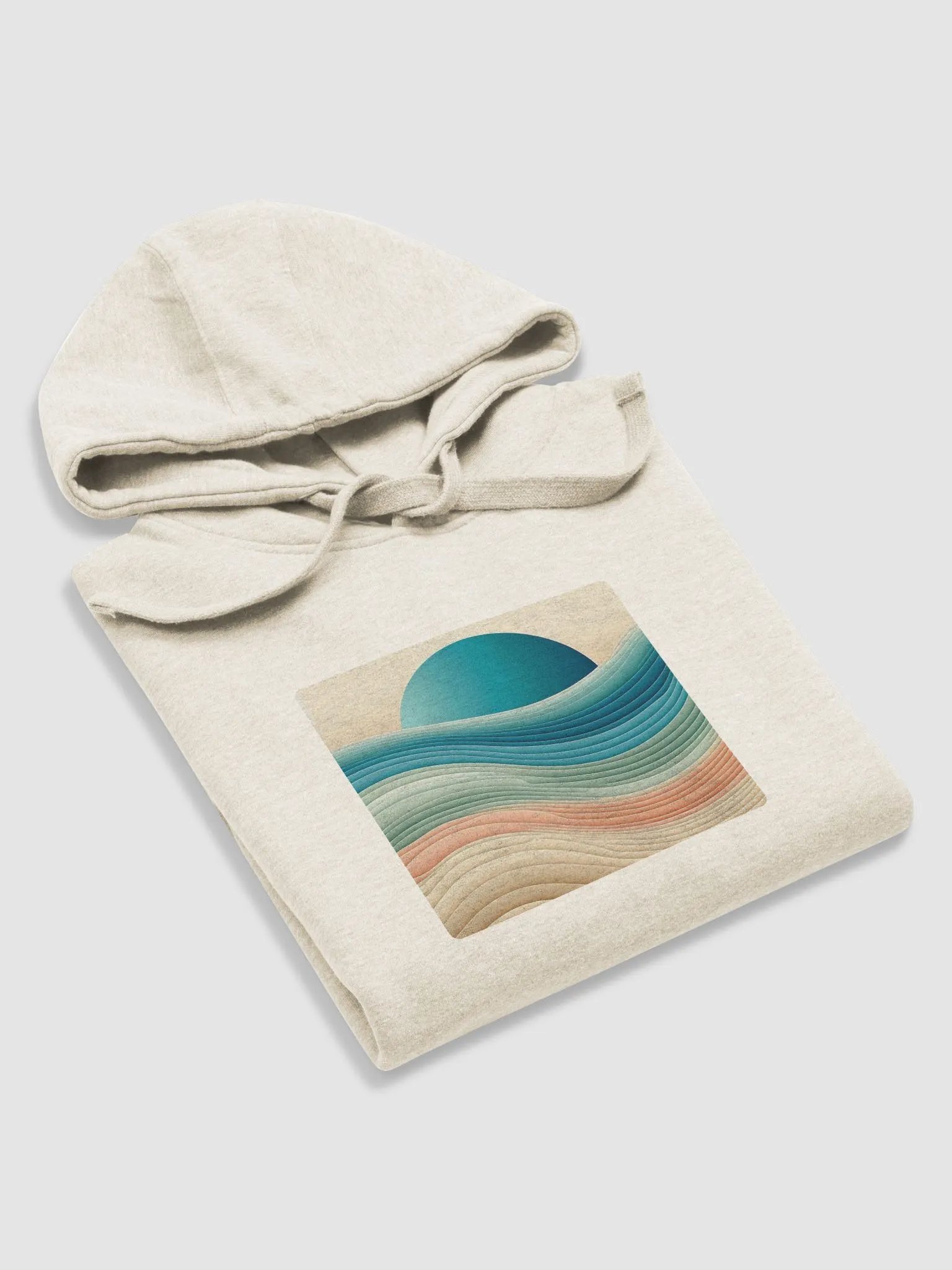 Celestial Waves Unisex Hoodie | AI Design abstract fluid product image (5)