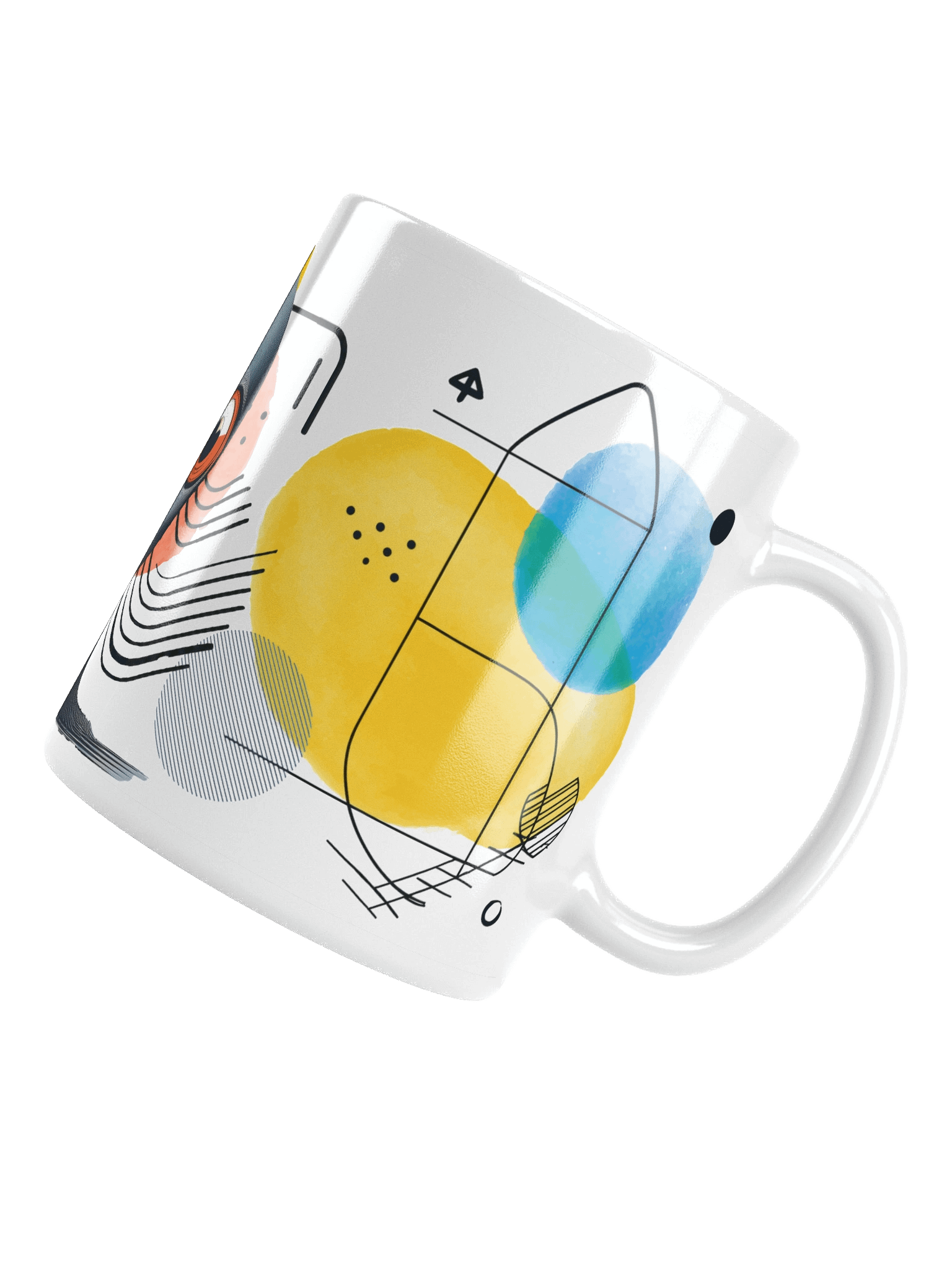 Abstract Art Coffee Mug: STARE INTO YOUR SOUL product image (3)
