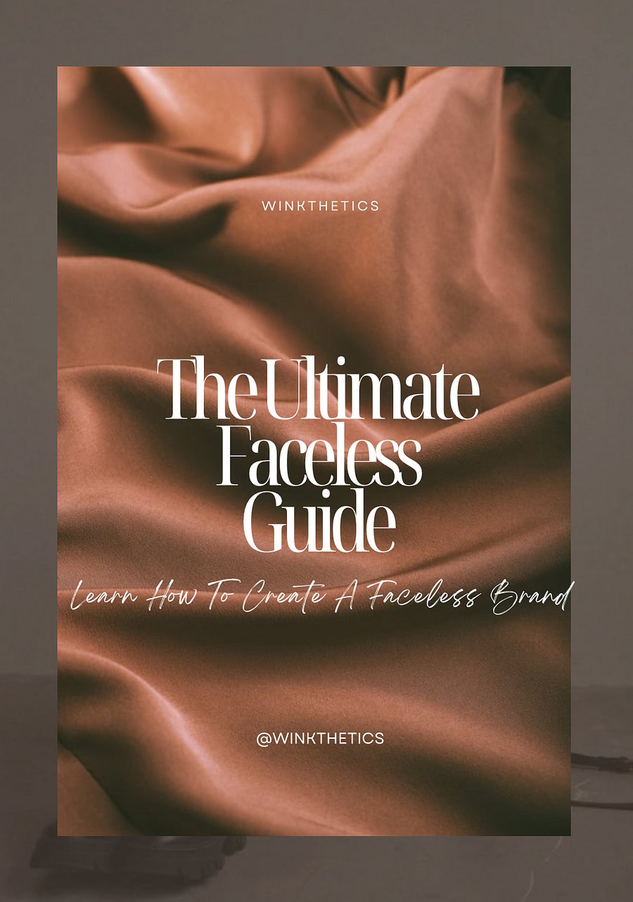 DFY ULTIMATE Faceless Guide: Learn how to create a faceless brand product image (1)