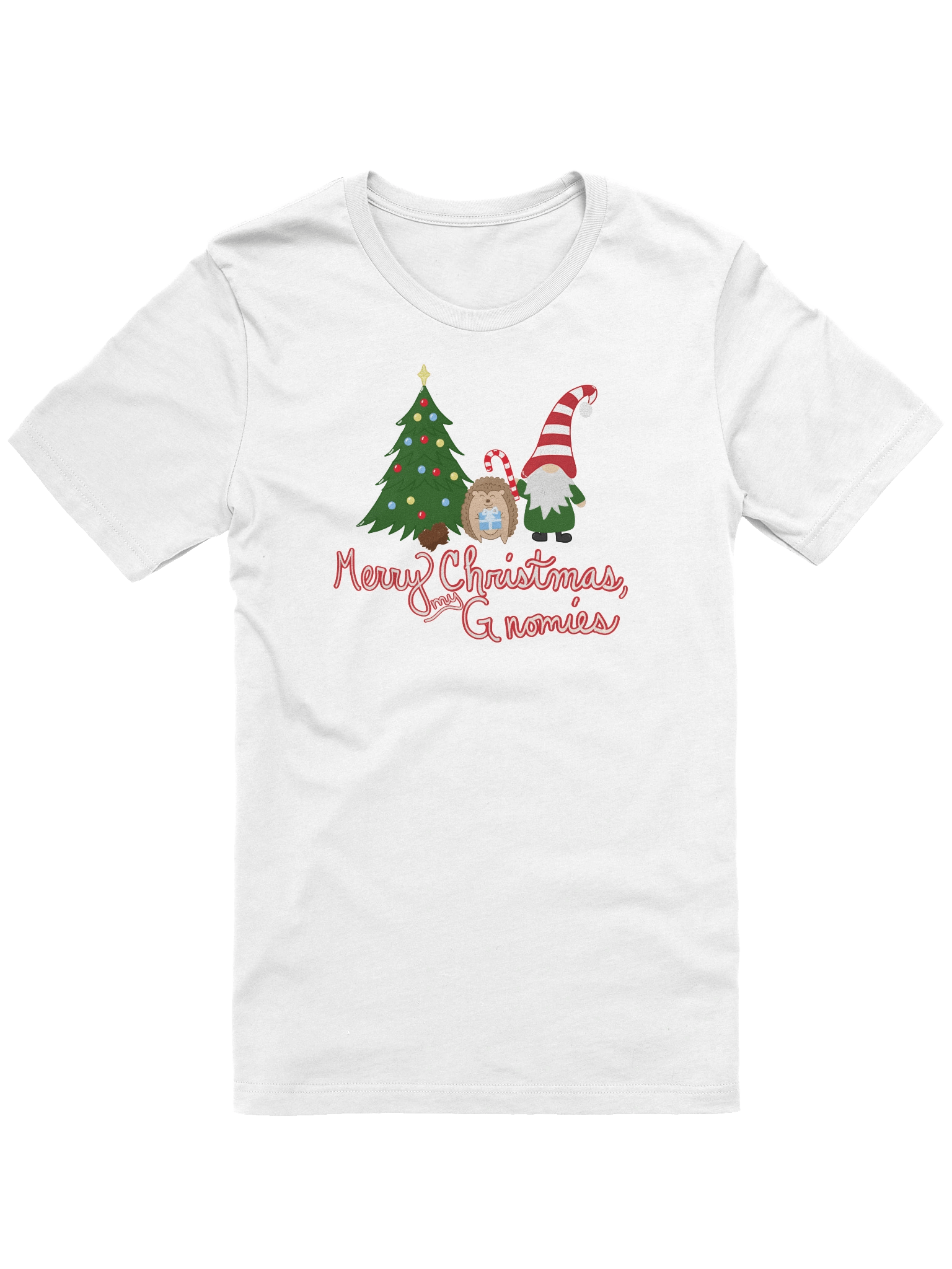 Christmas with my Gnomies "Merry Christmas" Design Bella+Canvas Supersoft T-Shirt product image (72)