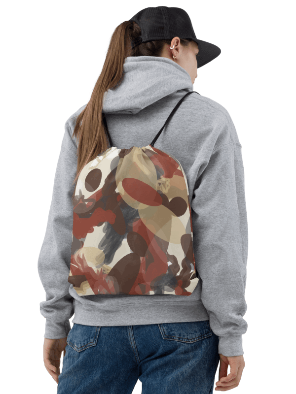 Ethereal Earth Tones Drawstring Bag product image (2)