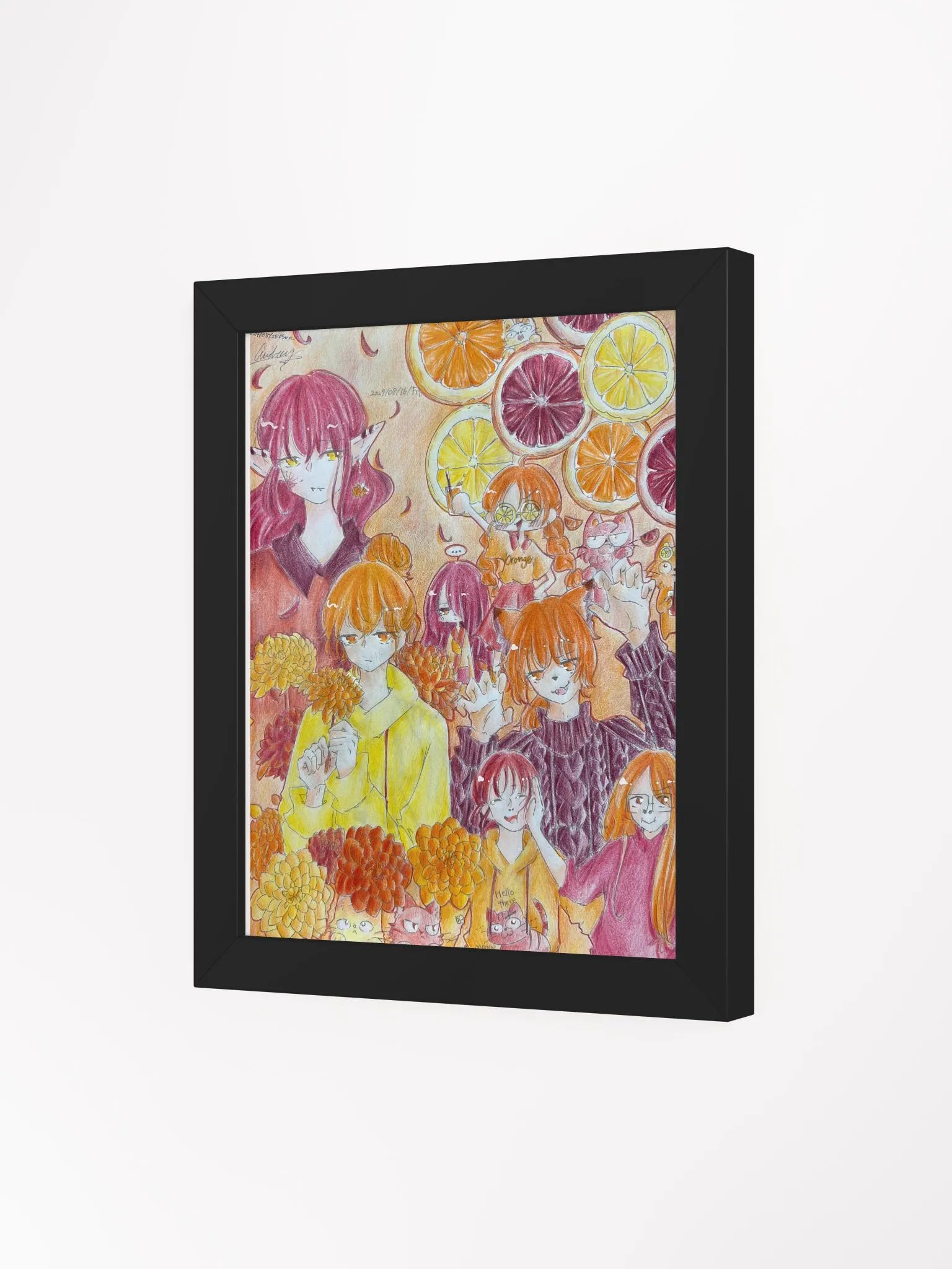Orange Framed Matte Poster product image (3)