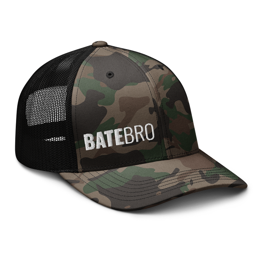 Bate Bro Logo Camo Trucker Cap product image (7)