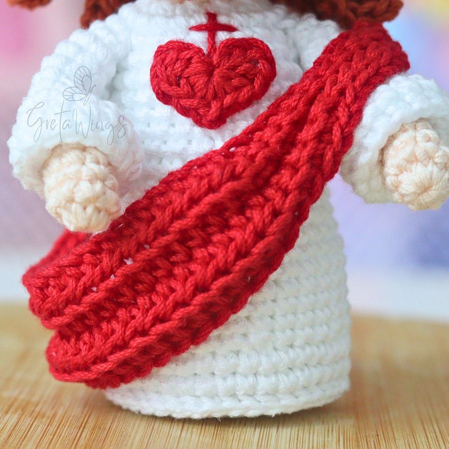 Hand-Crocheted Jesus Amigurumi: Exclusive Digital Pattern for Faith-Filled Creations (Digital Download) product image (3)