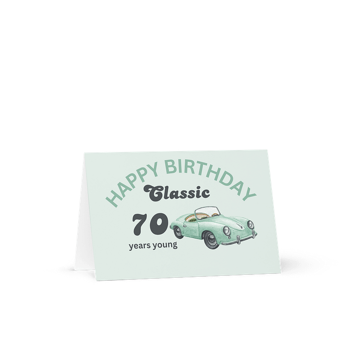 70th Birthday Greeting Card product image (2)
