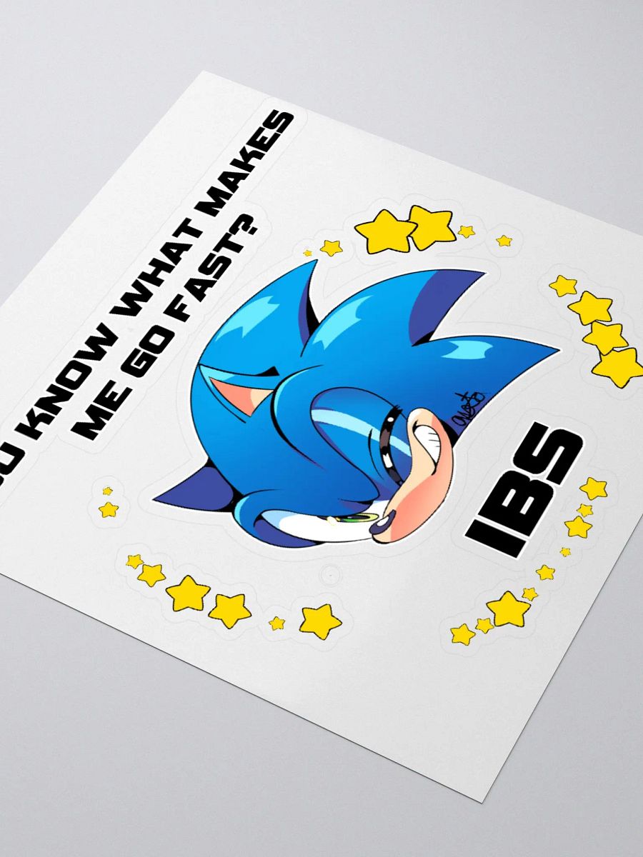 You Know What Makes Me Go Fast? IBS Sticker! product image (3)