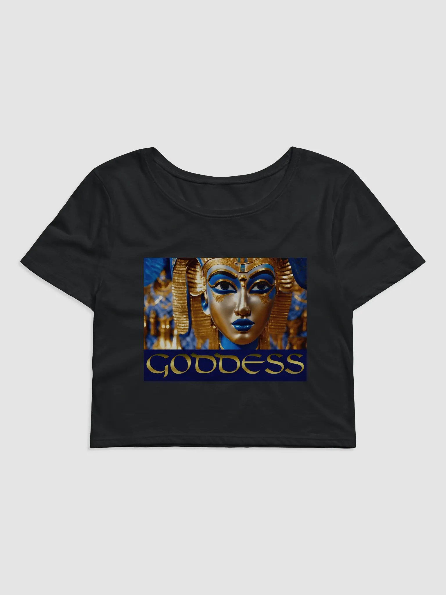 Deekstar Gold Goddess 6 Bella Canvas Women's Crop Tee product image (1)