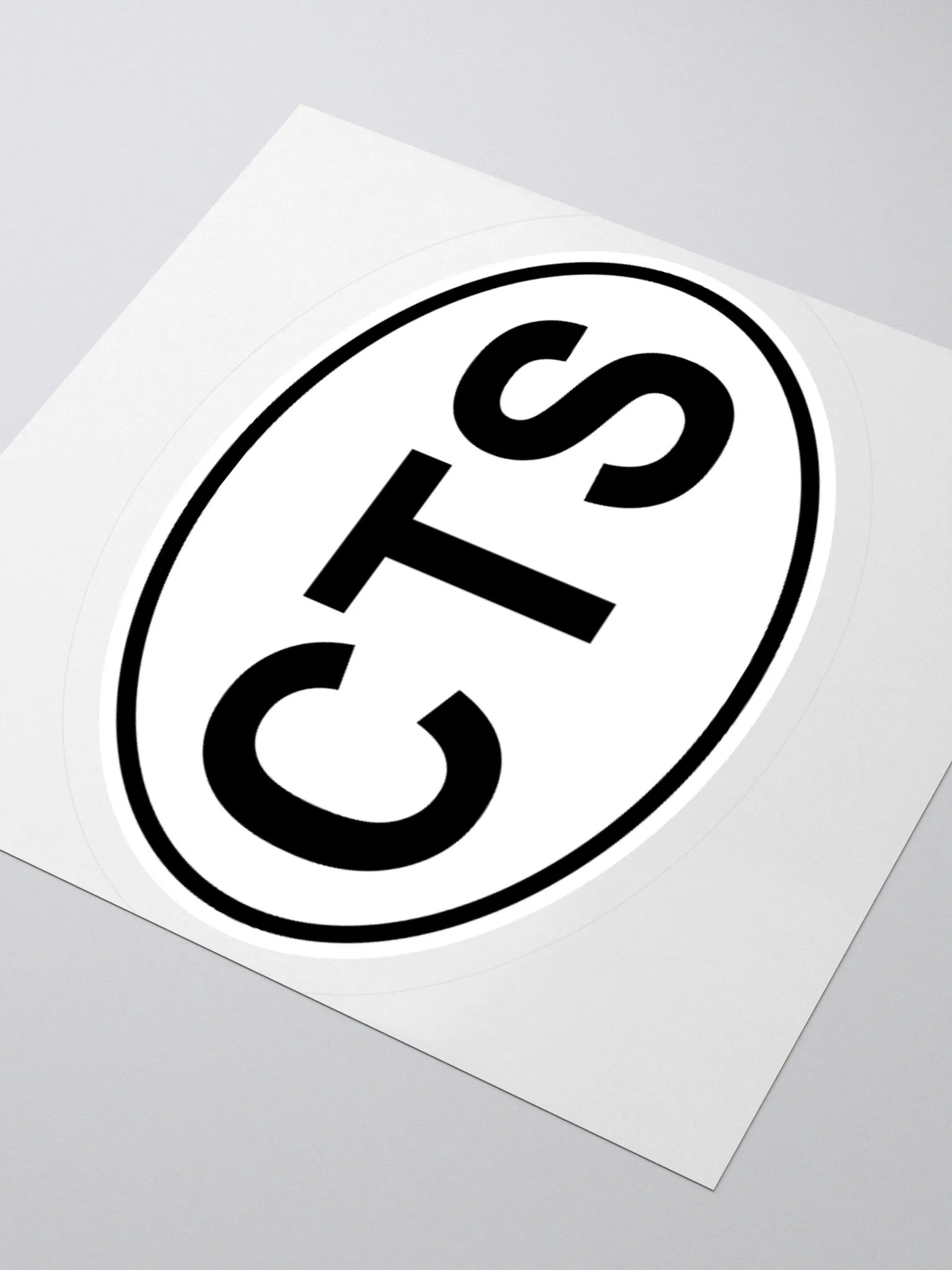 CTS Oval Sticker product image (3)