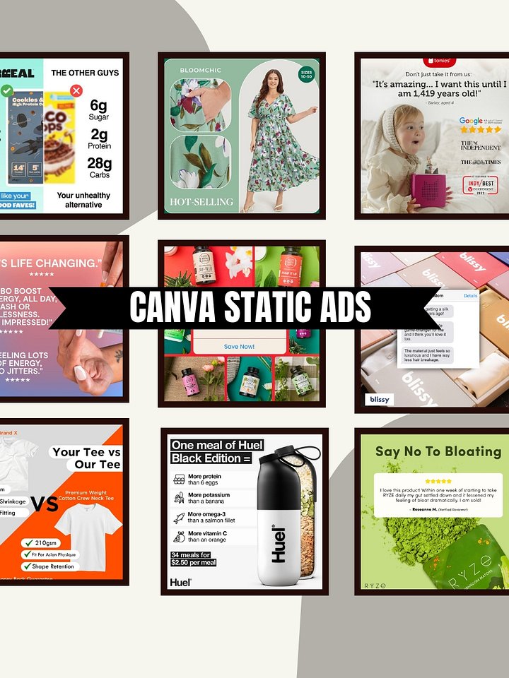300 + Proven Static Ad Templates That Convert product image (2)