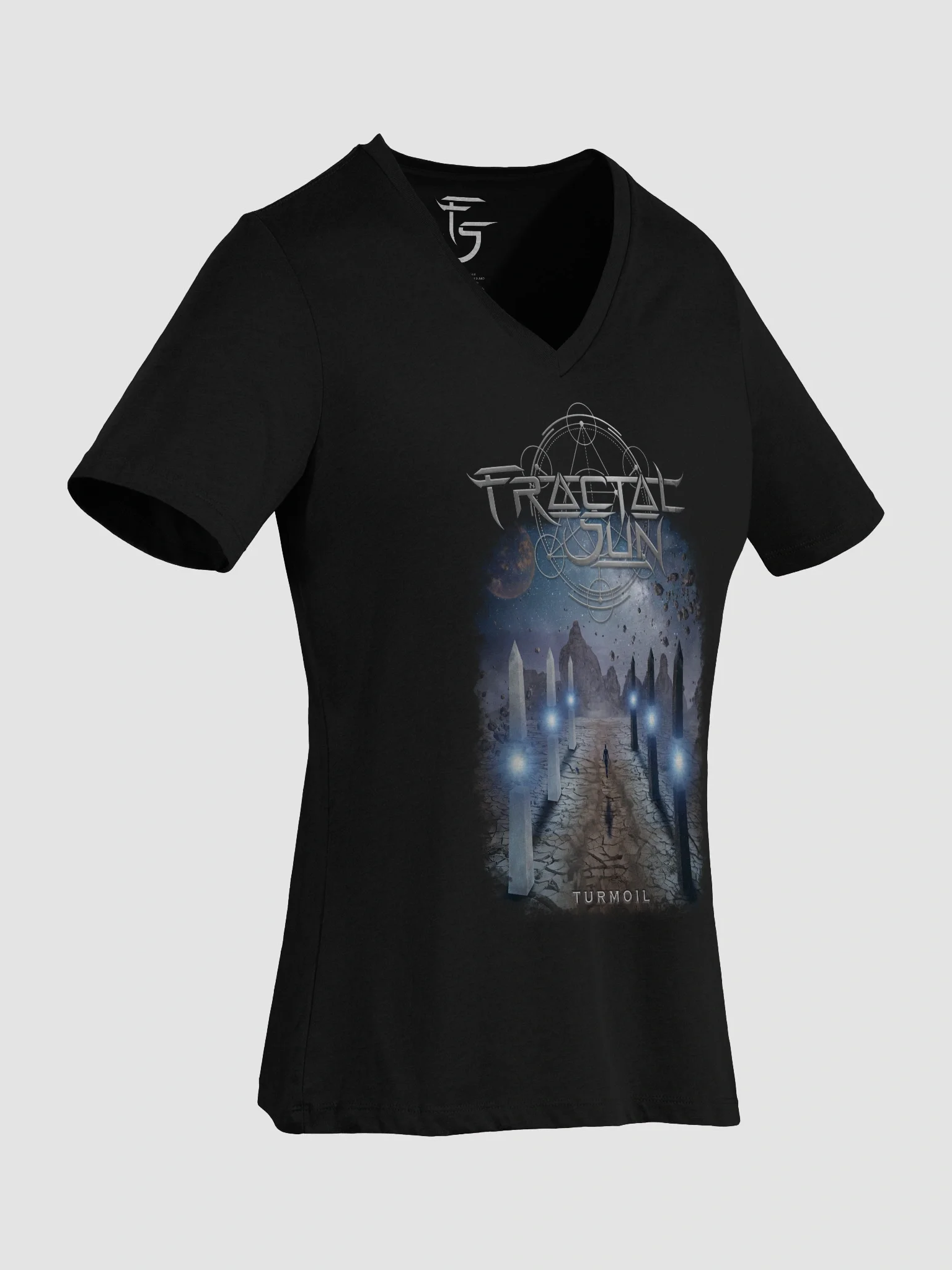 Turmoil Women's Relaxed V-Neck T-Shirt product image (21)