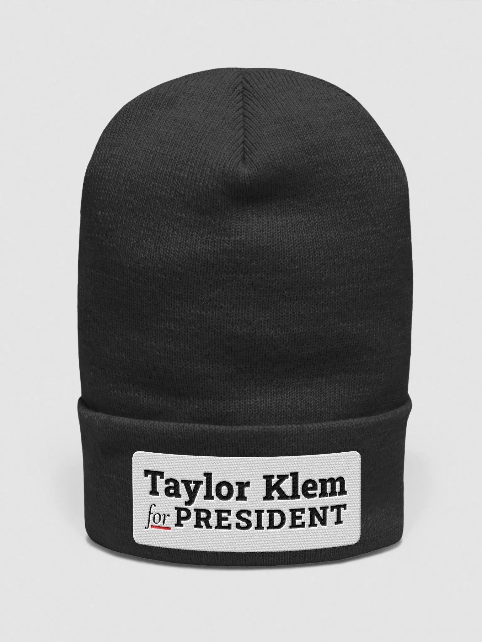 Taylor Klem for President Embroidered Beanie product image (6)