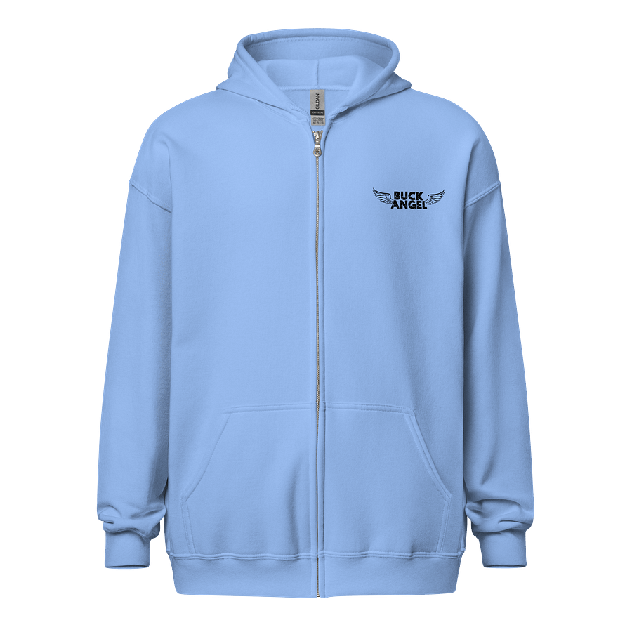 [Buck Angel Shop] Daddy AF - Unisex Zip Hoodie [black lettering] product image (1)