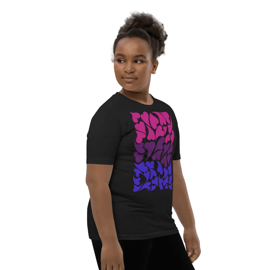 Nestled PRIDE Bisexual T-shirt (Youth) product image (15)