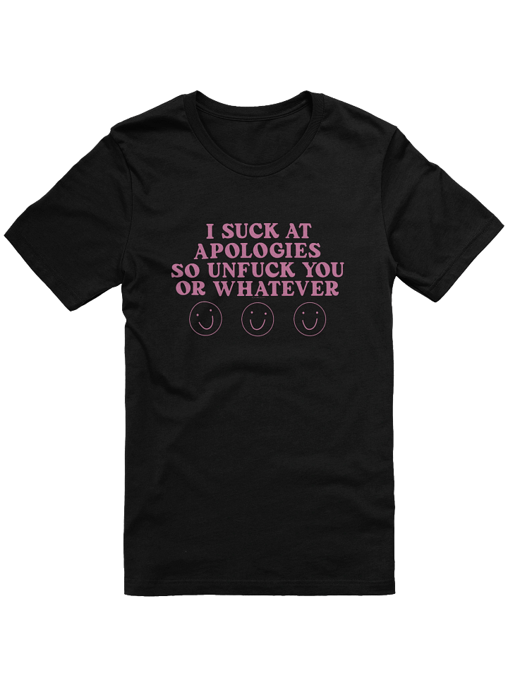 [BJ Designs] Suck Apologies Unisex Graphic Tee product image (1)