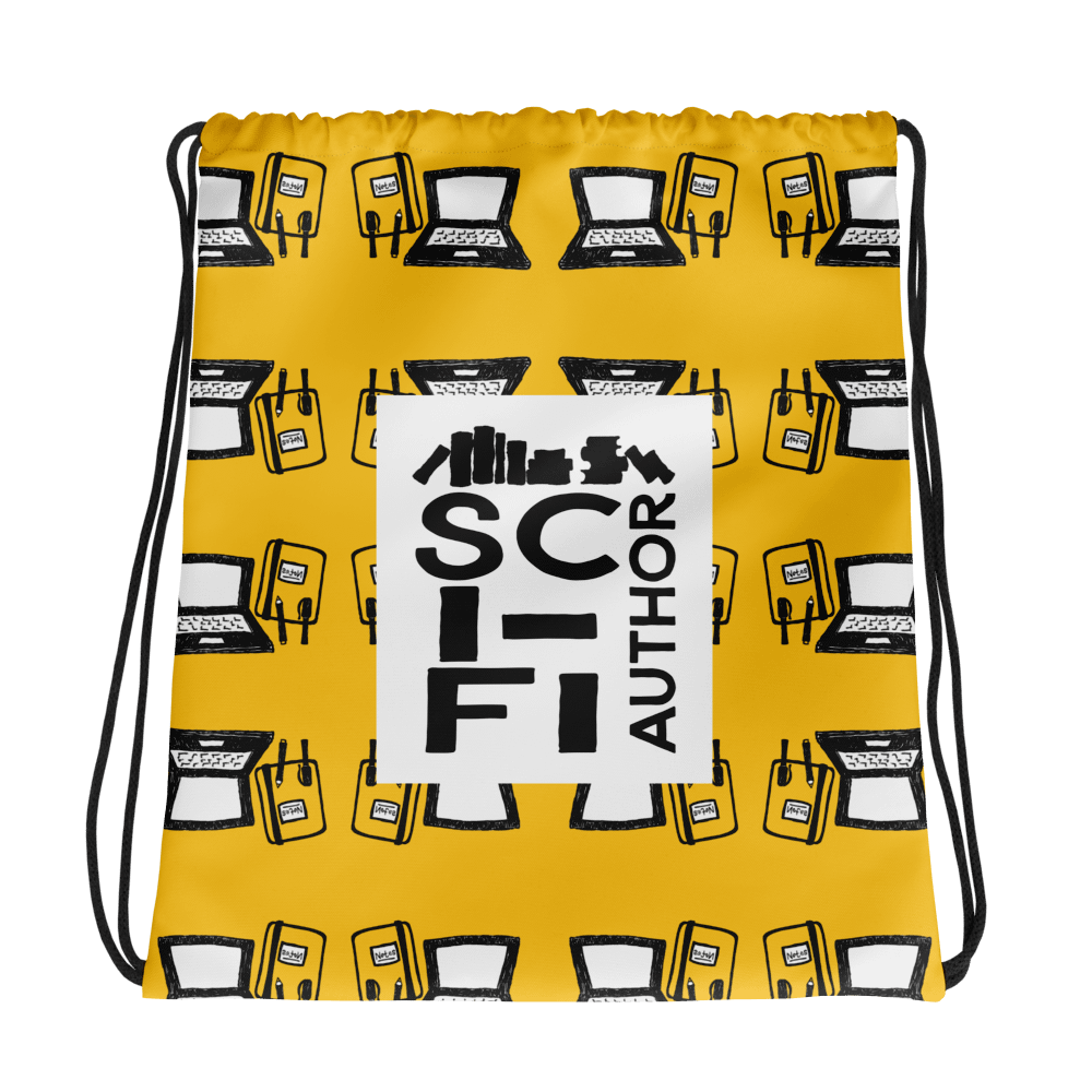 Sci-Fi Author Drawstring Bag product image (1)