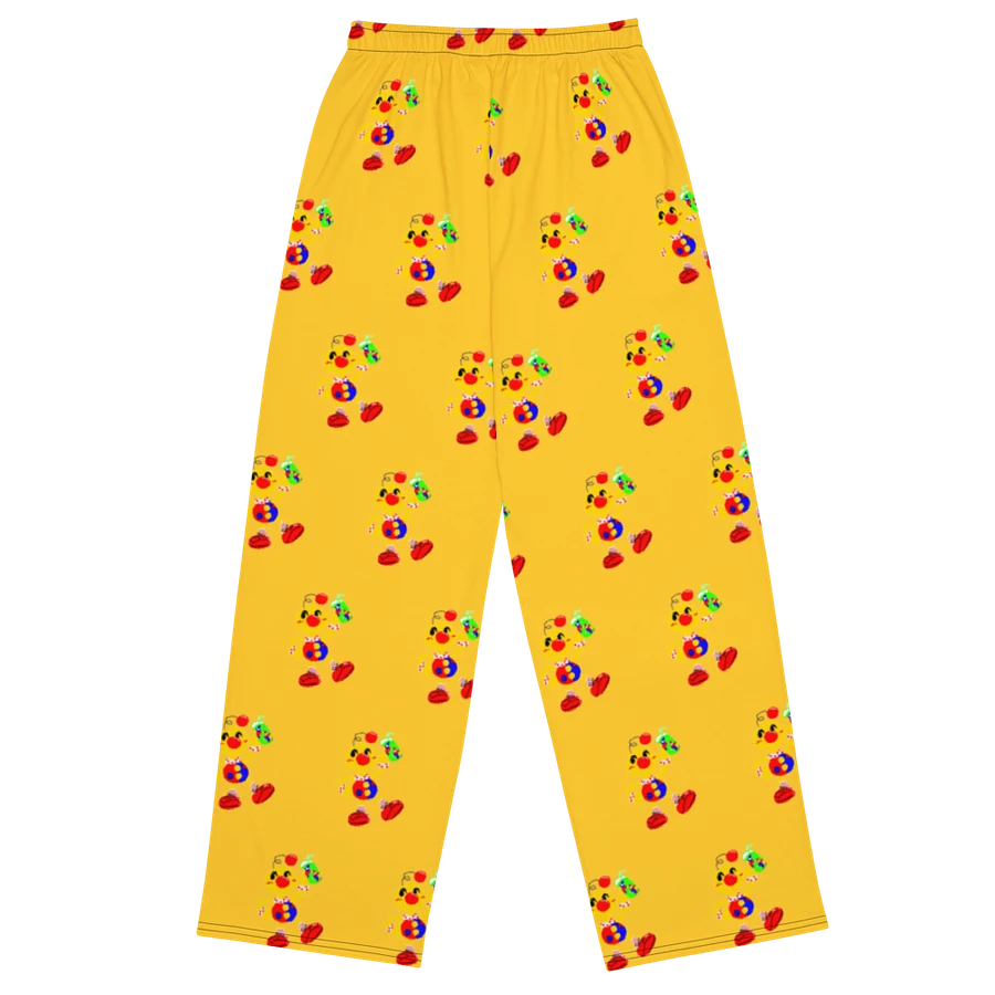 Yellow All-Over Boyoyoing Unisex Wide-Leg Pants product image (3)