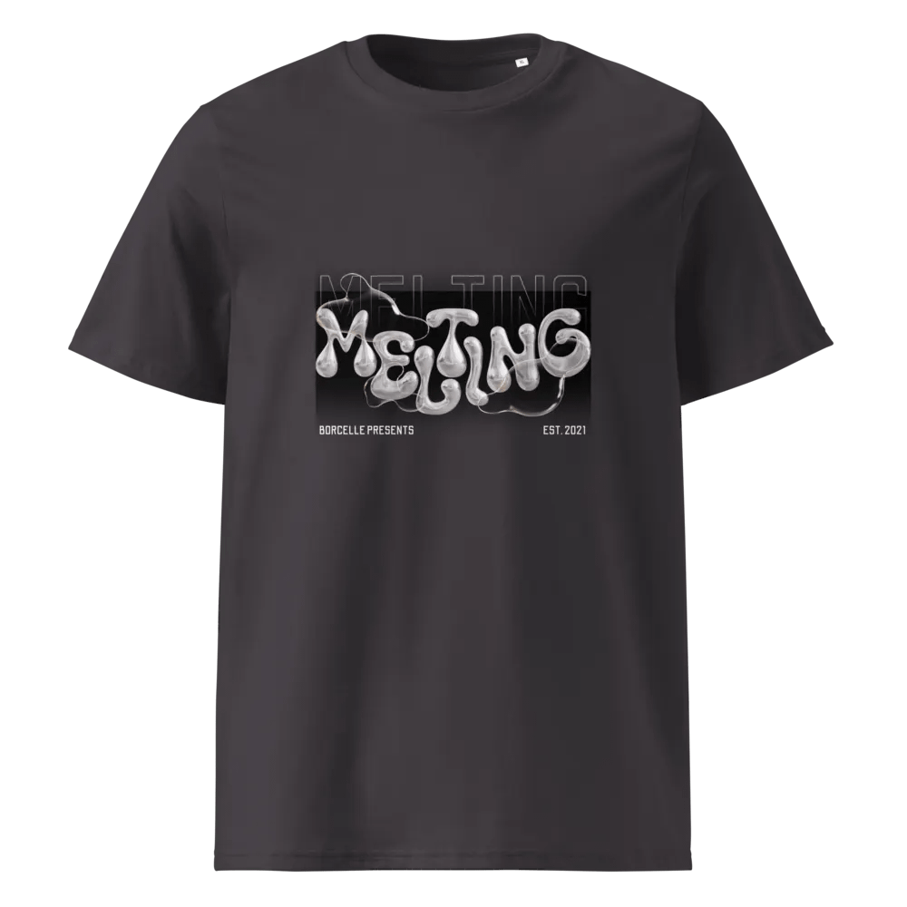 Melting Liquid Typography Organic Tee product image (5)