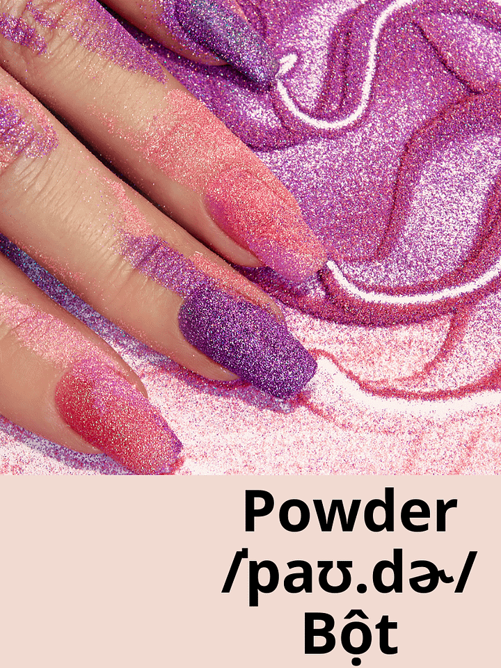 Vocabulary about nail styles and instruments (PDF file) product image (2)