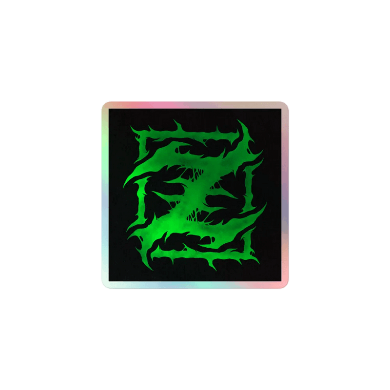 Zirky Holographic Logo Sticker