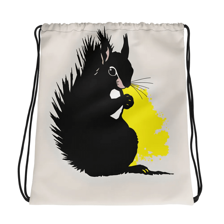 Whimsical Squirrel Adventures Drawstring Bag product image (1)