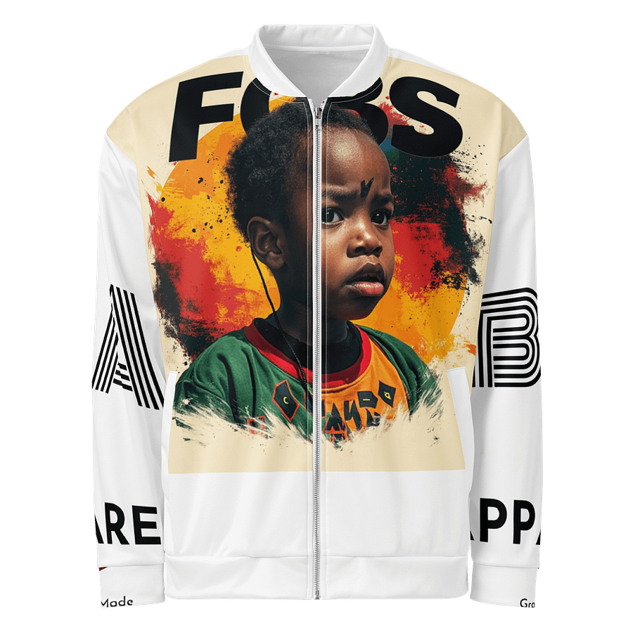 “Live With Yourself” – Mirror-Lined Satin Bomber Jacket product image (4)