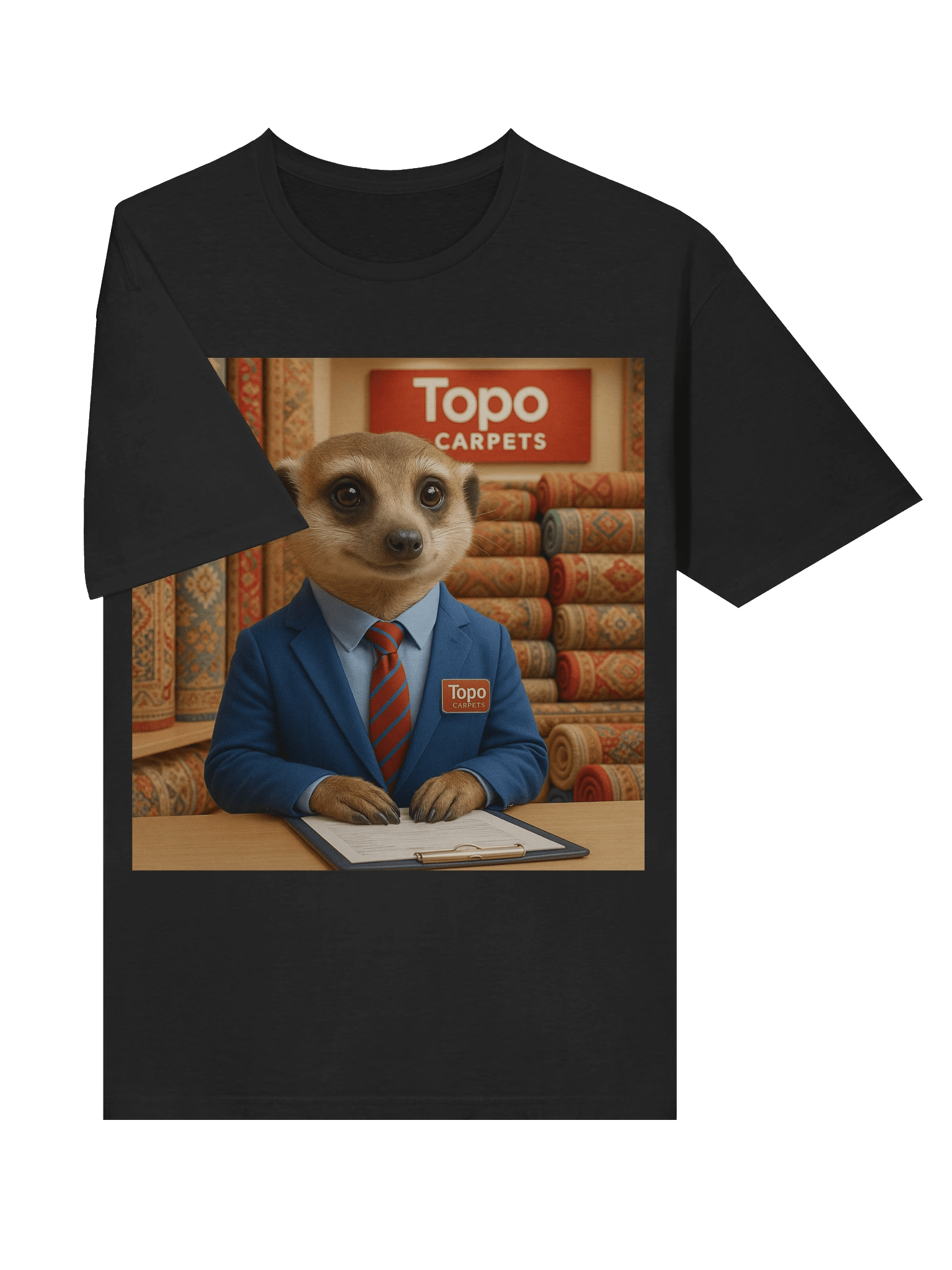 Meerkat Carpet Salesman Unisex T-Shirt product image (42)
