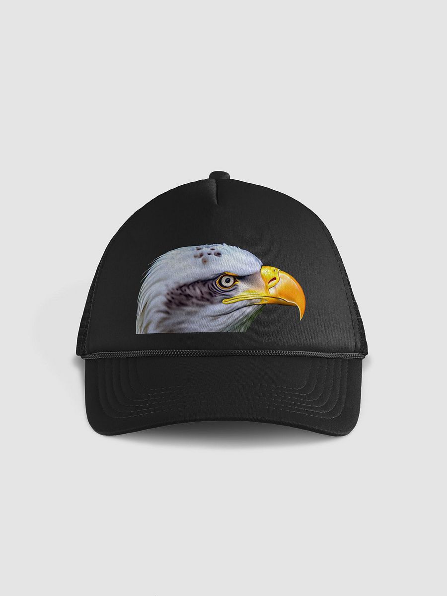 Rarefied Freedom: Valucap VC700 Trucker Hat Showcases Majestic Leucistic Bald Eagle product image (3)