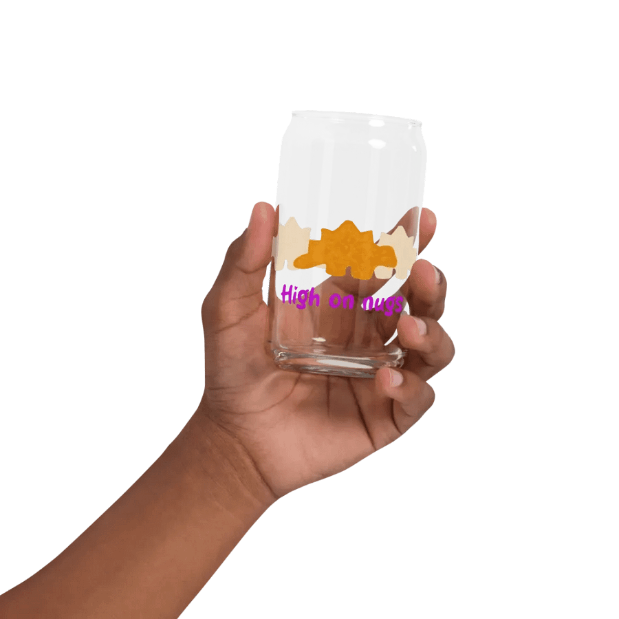 High on Nugs Can shaped glass product image (2)